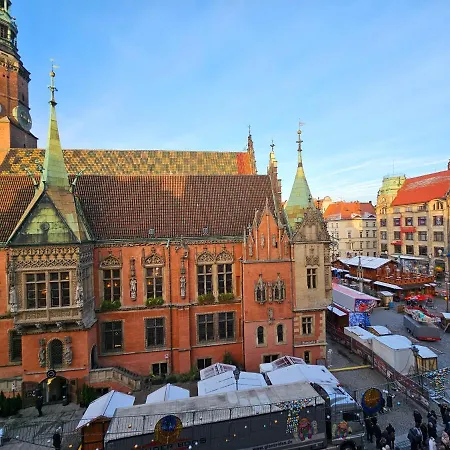 Rynek Market Square Wroclove Tectum Z Widokiem Na Rynek Apartman